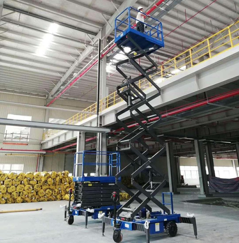 镇江助力行走剪叉式高空作业平台
